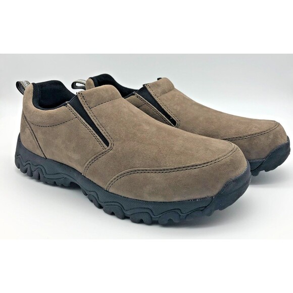 Duluth Trading Suede Mocs Slip On Shoes Mens Size 9 Brown NEW main image 6